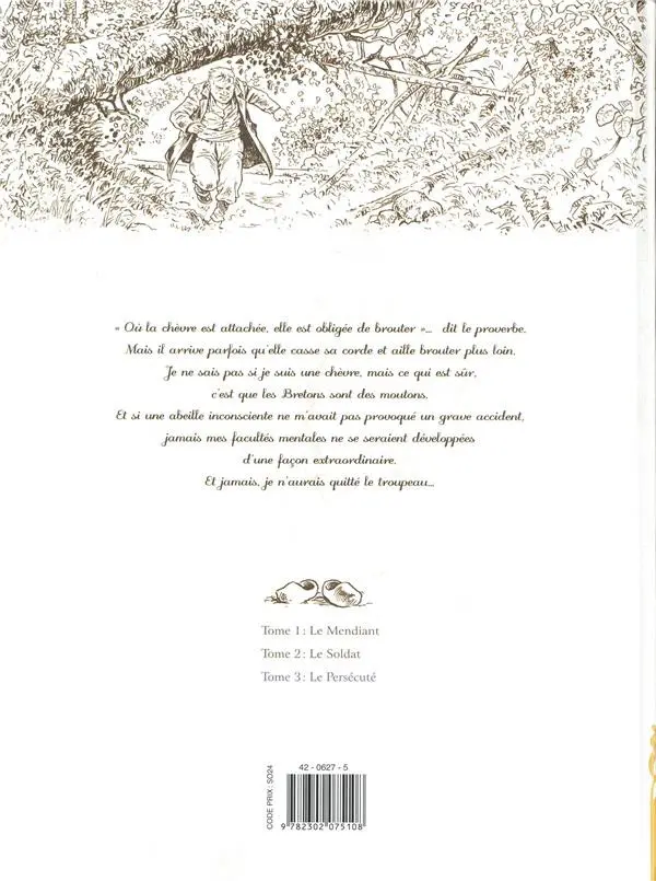Verso de l'album Mémoires d'un paysan bas-breton Tome 3 Le persécuté