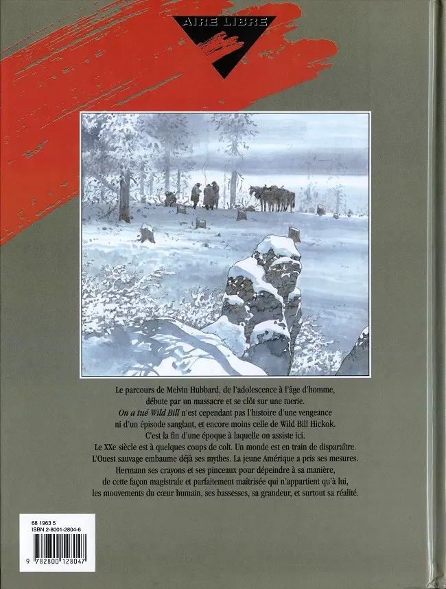 Verso de l'album On a tué Wild Bill