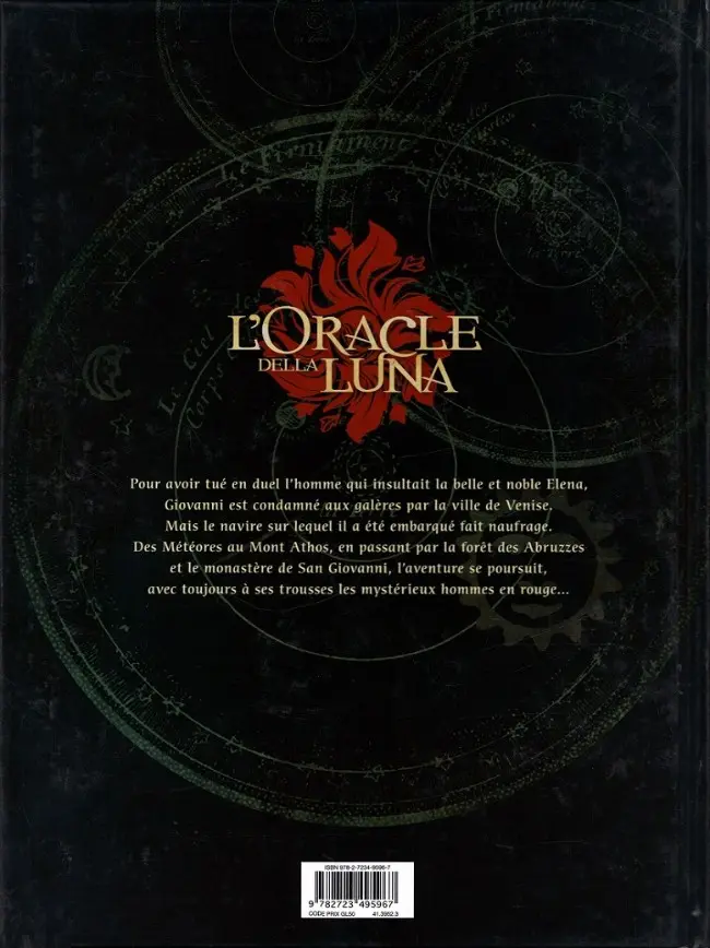 Verso de l'album L'Oracle della luna Tome 3 Les hommes en rouge