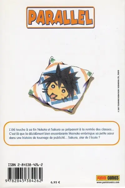 Verso de l'album Parallel 3 Début périlleux !
