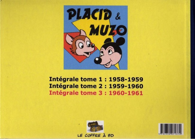 Verso de l'album Placid et Muzo Tome 3
