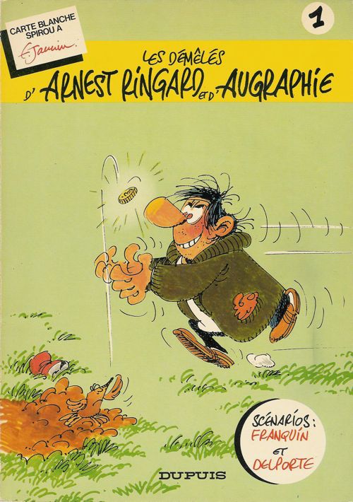 Couverture de l'album Arnest Ringard et Augraphie Tome 1 Les démêlés d'Arnest Ringard et d'Augraphie