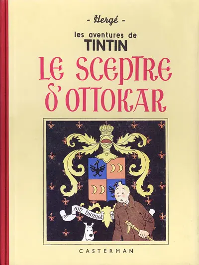 Couverture de l'album Tintin Tome 8 Le sceptre d'Ottokar