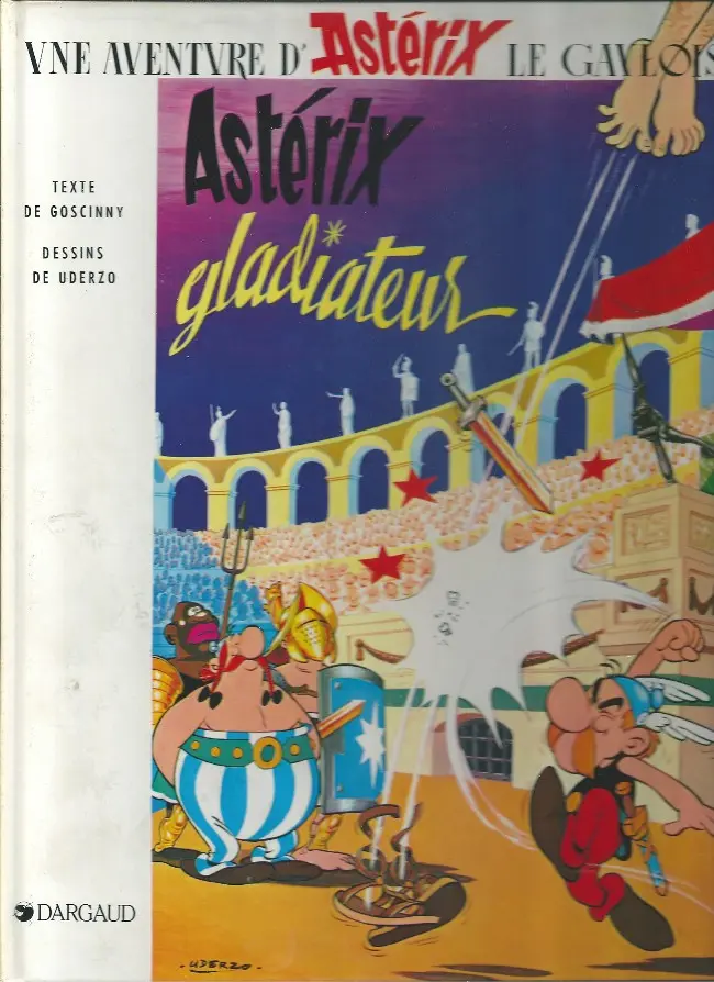 Couverture de l'album Astérix Tome 4 Astérix gladiateur
