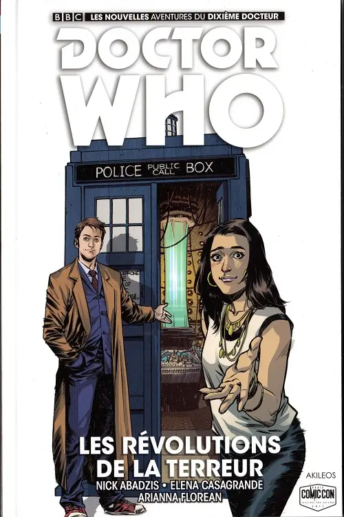Couverture de l'album Doctor Who (Les nouvelles aventures du dixième docteur) Tome 1 Les révolutions de la terreur