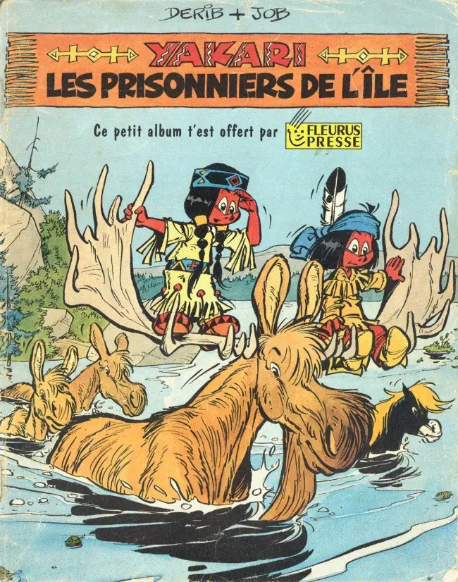 Couverture de l'album Yakari Tome 9 Les prisonniers de l'île