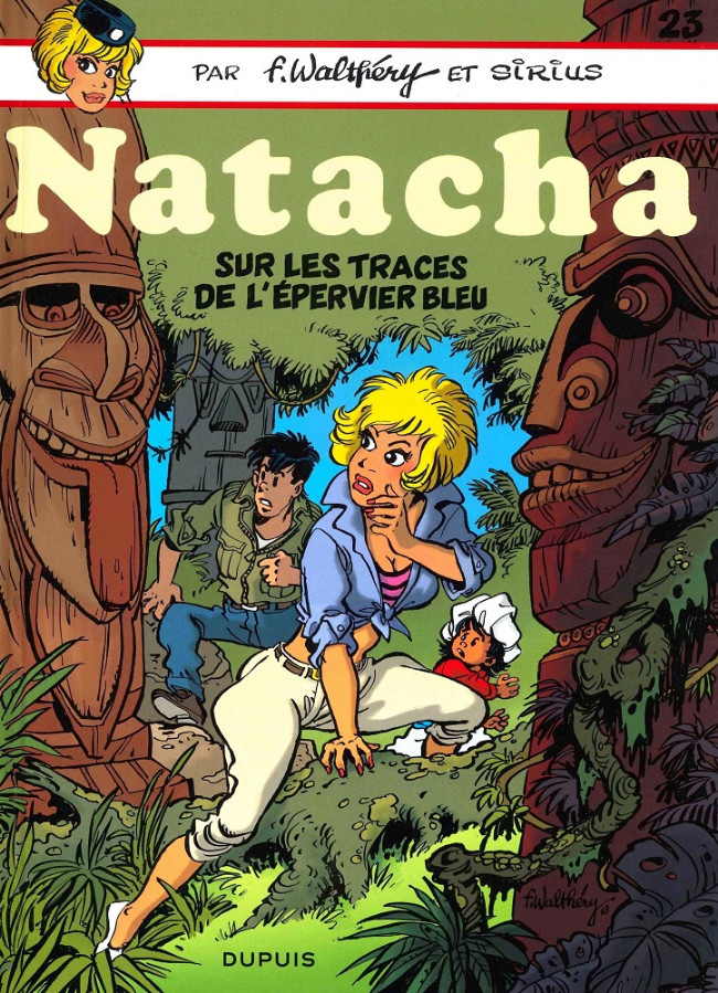 Couverture de l'album Natacha Tome 23 Sur les traces de l'Épervier Bleu