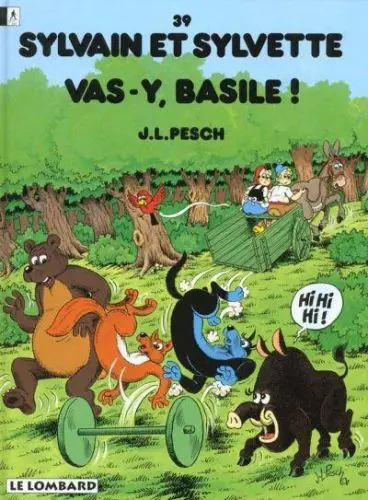 Couverture de l'album Sylvain et Sylvette Tome 39 Vas y, Basile !