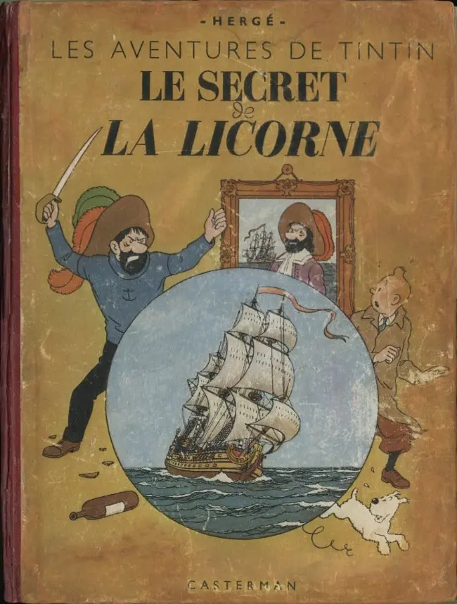 Couverture de l'album Tintin Tome 11 Le secret de la Licorne