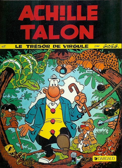 Couverture de l'album Achille Talon Tome 16 Achille Talon et le trésor de Virgule