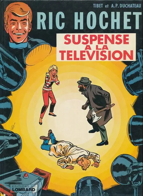 Couverture de l'album Ric Hochet Tome 7 Suspense à la télévision