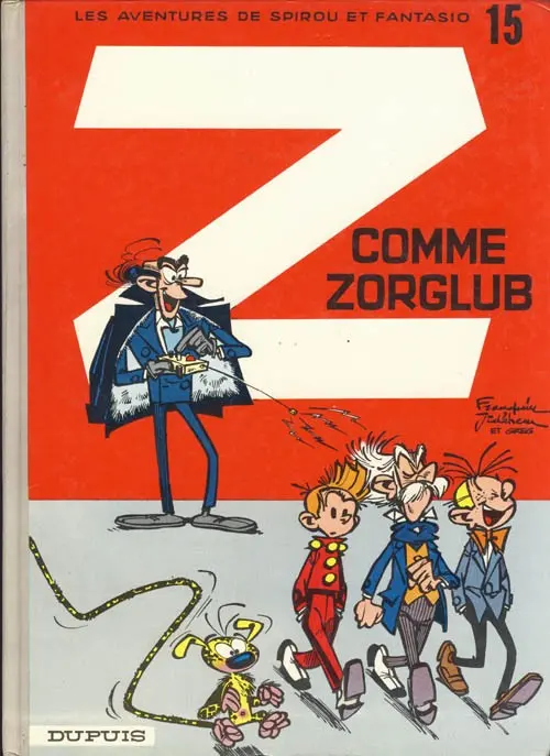 Couverture de l'album Spirou et Fantasio Tome 15 Z comme Zorglub