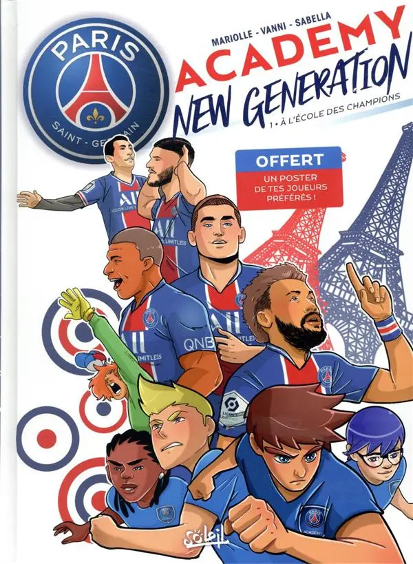 Couverture de l'album PSG Academy - New generation Tome 1 À l'école des champions