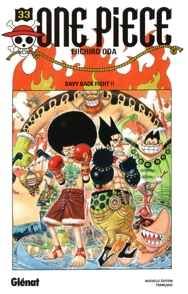 Couverture de l'album One Piece Tome 33 Davy back fight !!