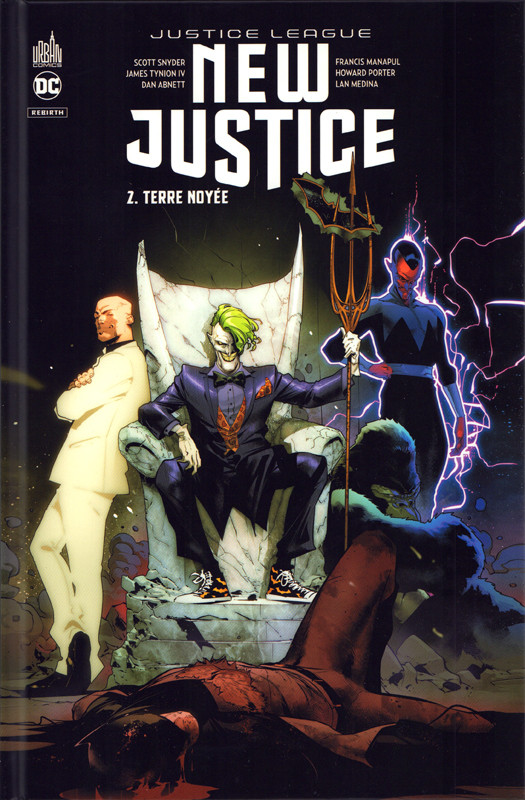 Couverture de l'album Justice League : New Justice Tome 2 Terre noyée