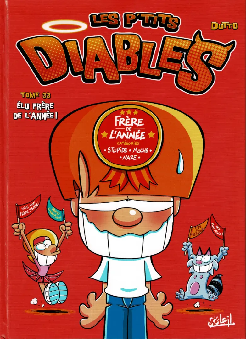 Couverture de l'album Les P'tits diables Tome 33 Élu frère de l'année !