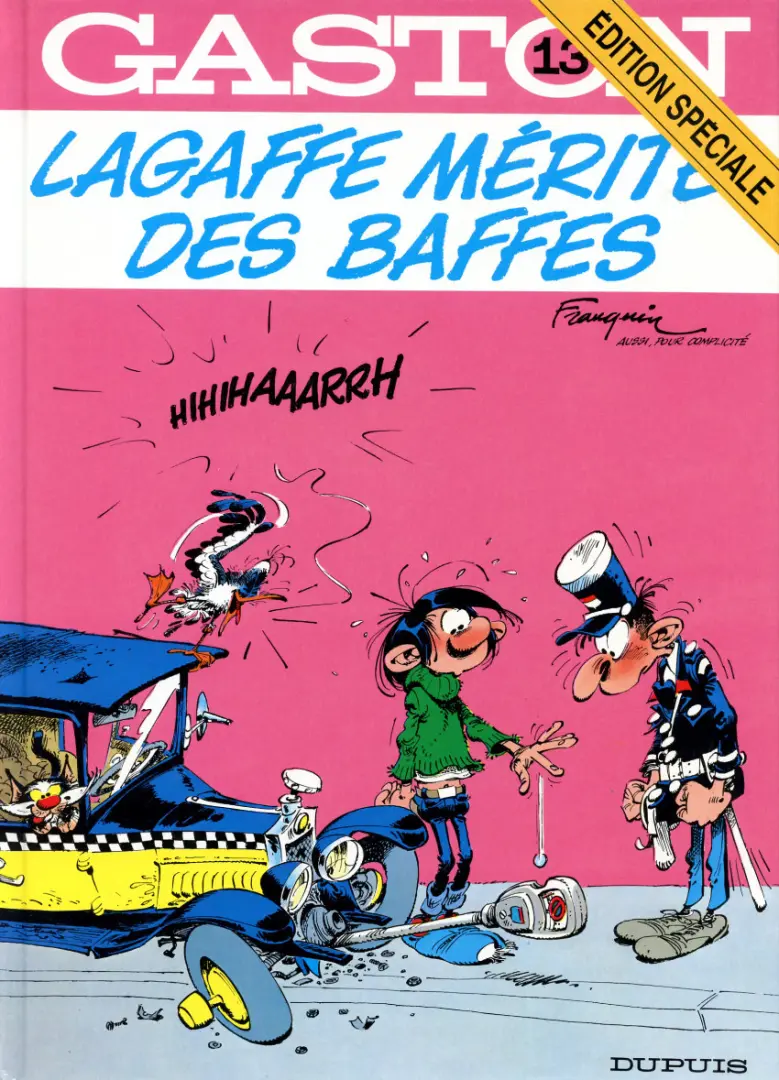 Couverture de l'album Gaston Tome 13 Lagaffe mérite des baffes
