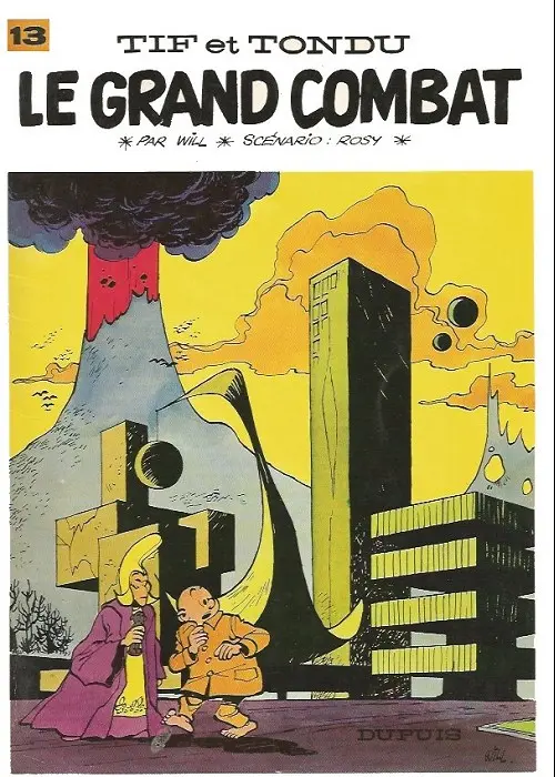 Couverture de l'album Tif et Tondu Tome 13 Le grand combat