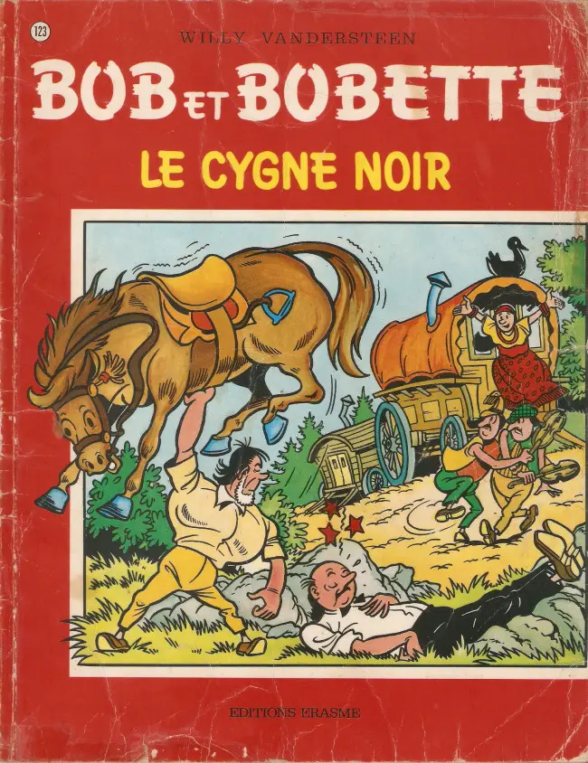 Couverture de l'album Bob et Bobette Tome 123 Le cygne noir
