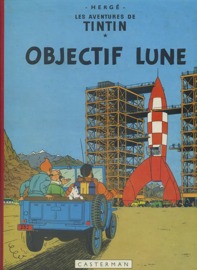 Couverture de l'album Tintin Tome 16 Objectif Lune