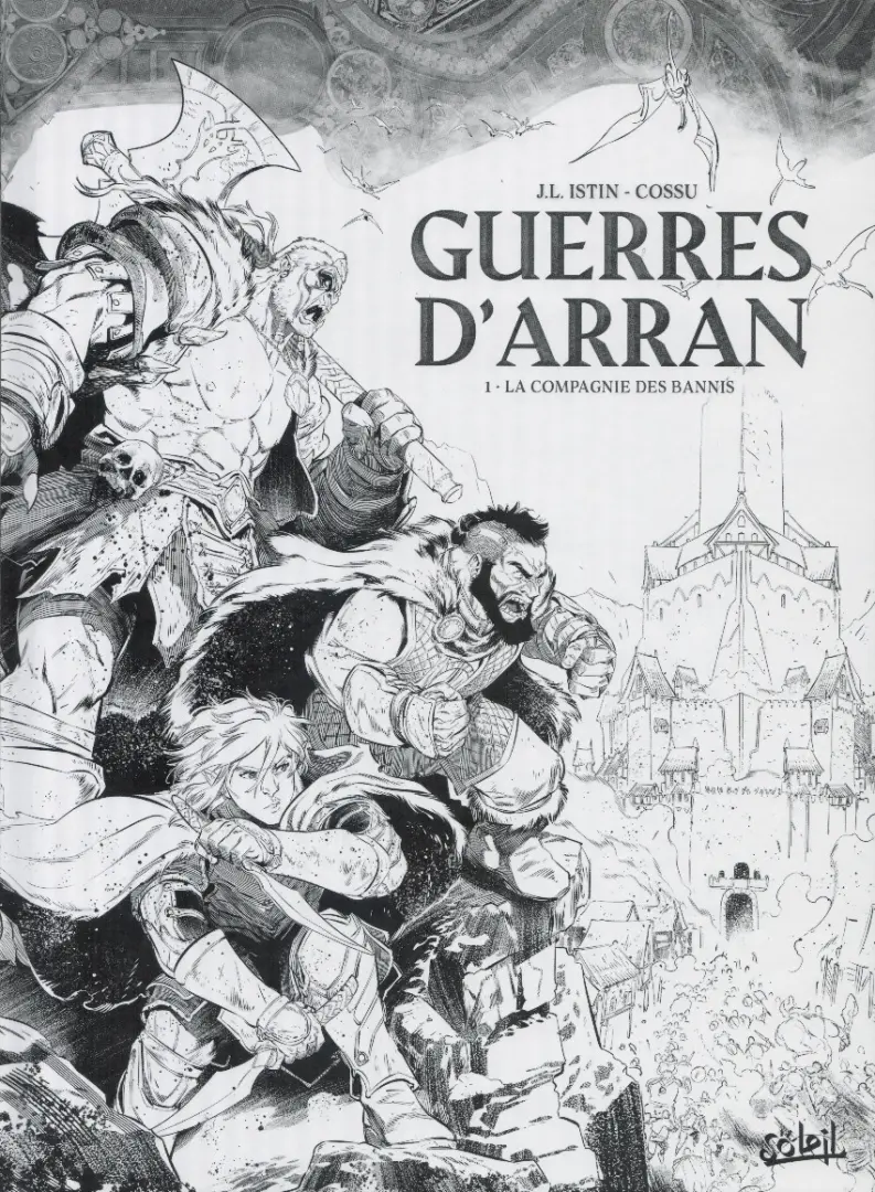 Couverture de l'album Les Terres d'Arran : Guerres d'Arran 1 La Compagnie des bannis