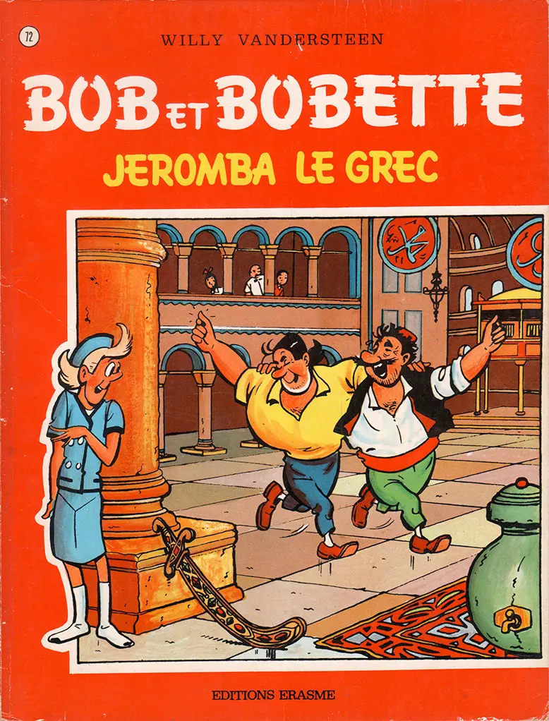Couverture de l'album Bob et Bobette Tome 72 Jeromba le Grec