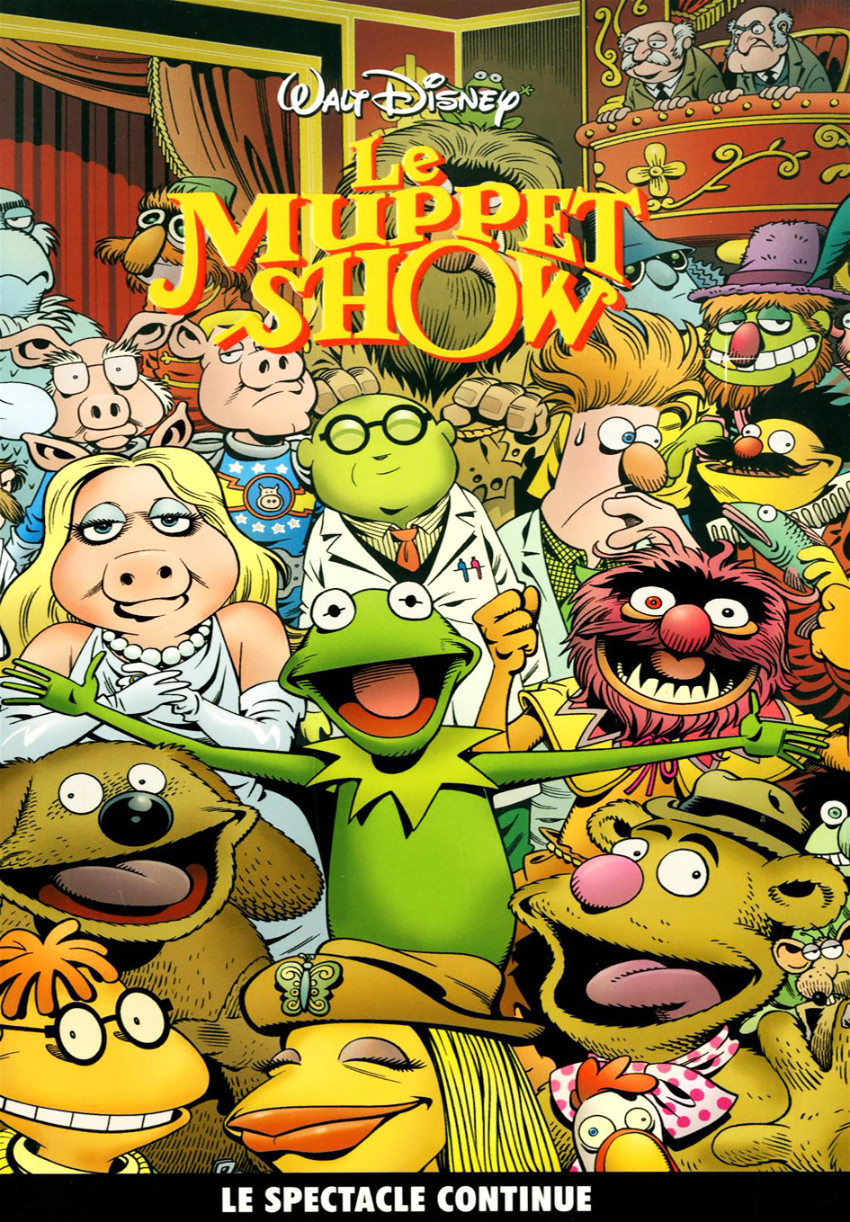 Couverture de l'album BD Disney Tome 13 Le Muppet Show, le spectacle continue