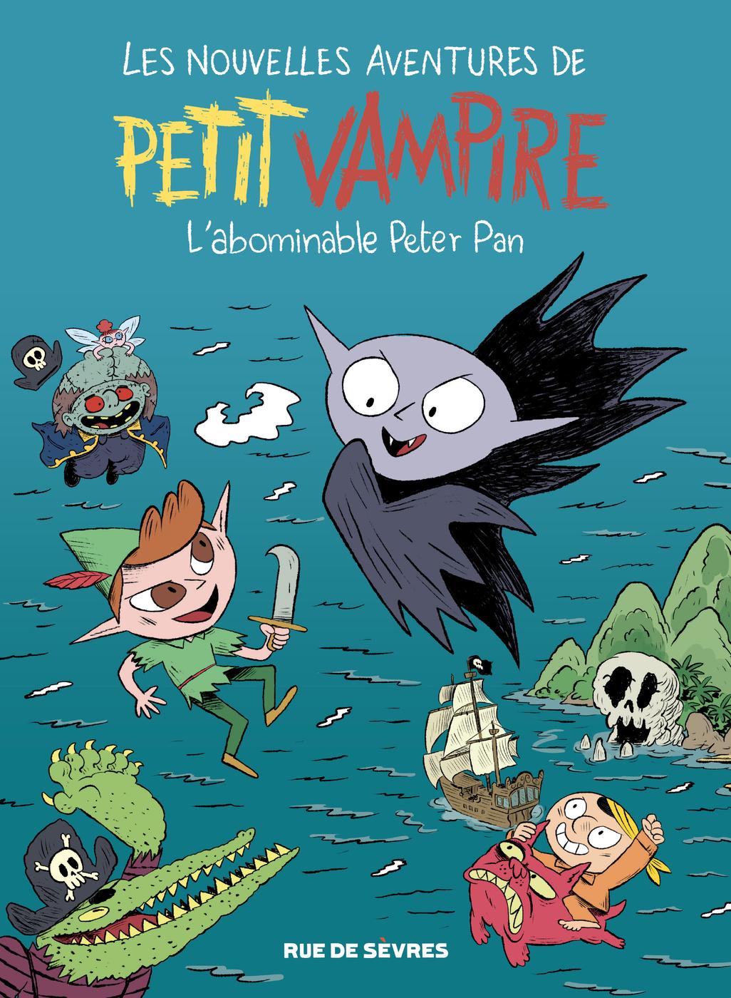 Couverture de l'album Les nouvelles aventures de Petit Vampire 3 L'abominable Peter Pan