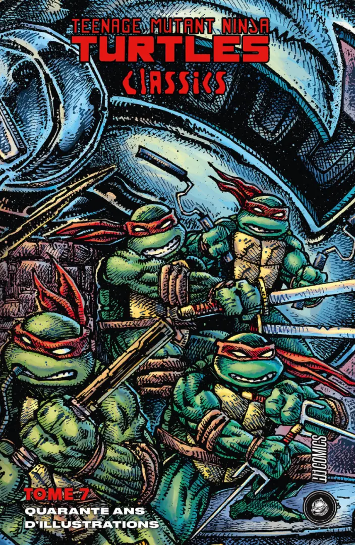 Couverture de l'album Teenage Mutant Ninja Turtles Classics Tome 7 Quarante ans d'illustrations