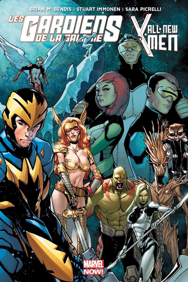 Couverture de l'album Les Gardiens de la Galaxie / All-New X-Men - Le Vortex Noir Le Procès de Jean Grey
