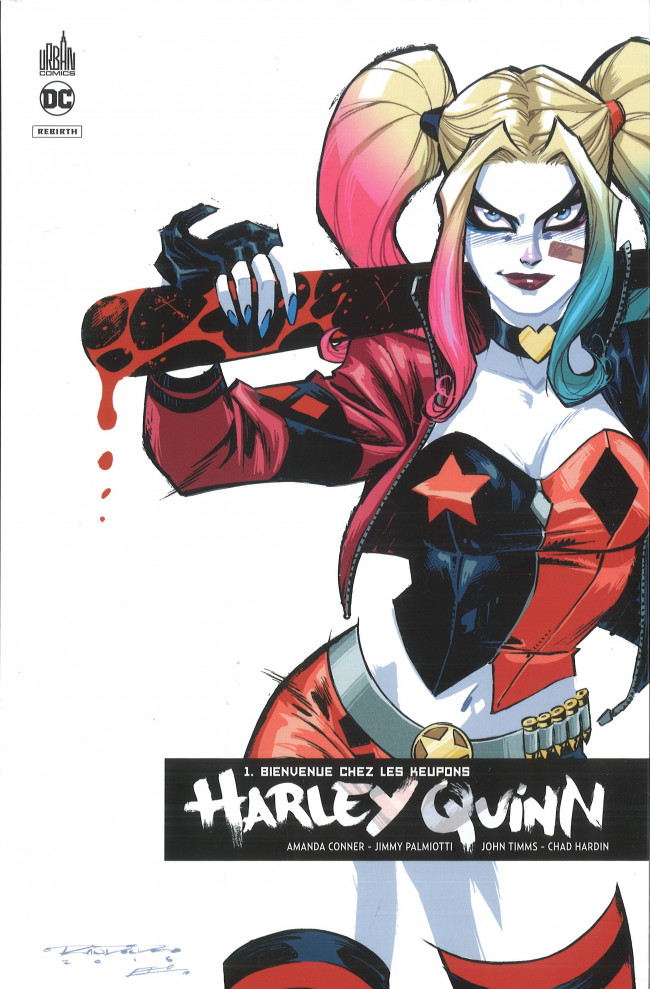 Couverture de l'album Harley Quinn Rebirth Tome 1 Bienvenue chez les Keupons