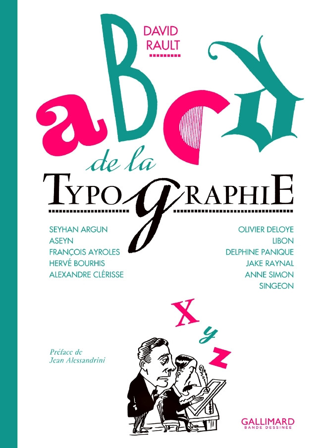 Couverture de l'album ABCD de la typographie