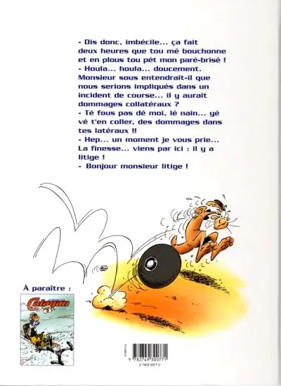 Verso de l'album Rallye Raid Calagan Tome 2