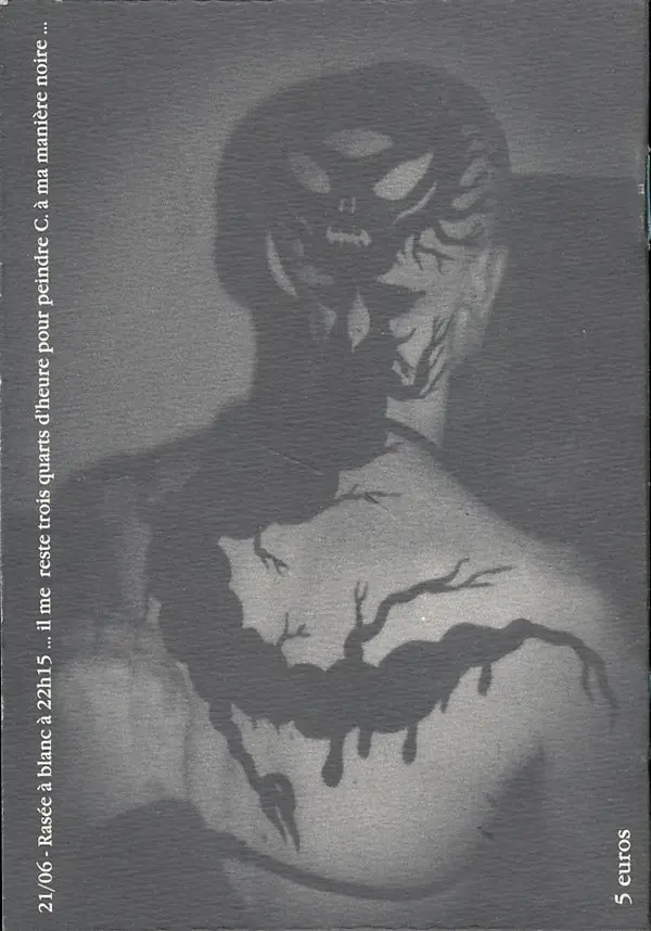 Verso de l'album Ratures * 01