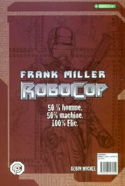 Verso de l'album Robocop Tome 1 Delta City