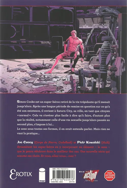 Verso de l'album Sexe Tome 1 L'Été du hard