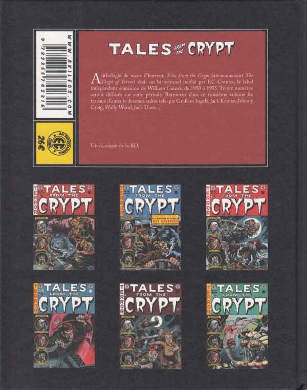 Verso de l'album Tales from the Crypt Volume 4