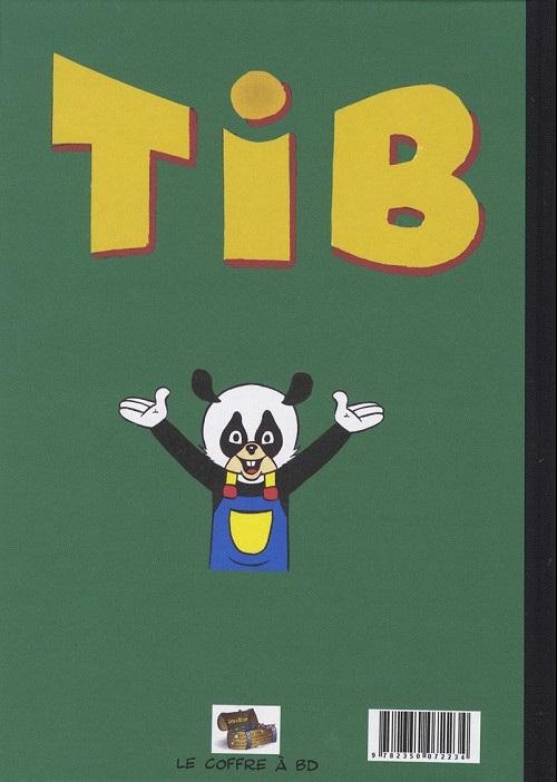 Verso de l'album Tib - Le petit panda Album N° 1