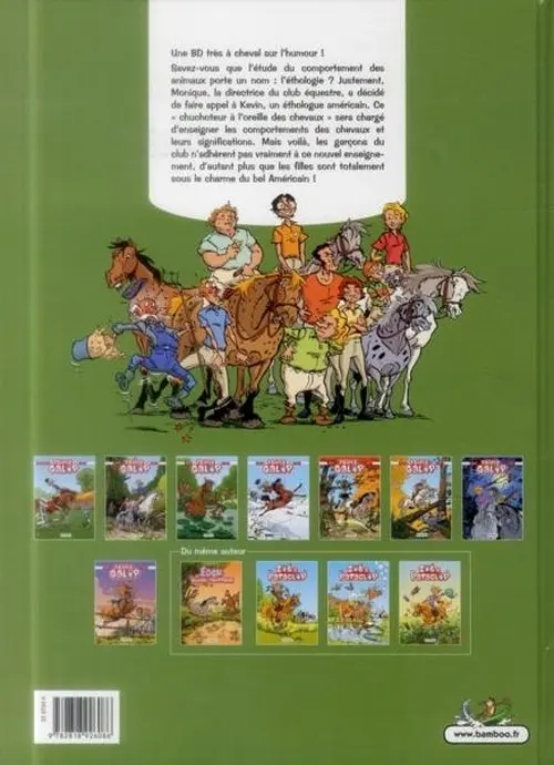 Verso de l'album Triple galop Tome 8