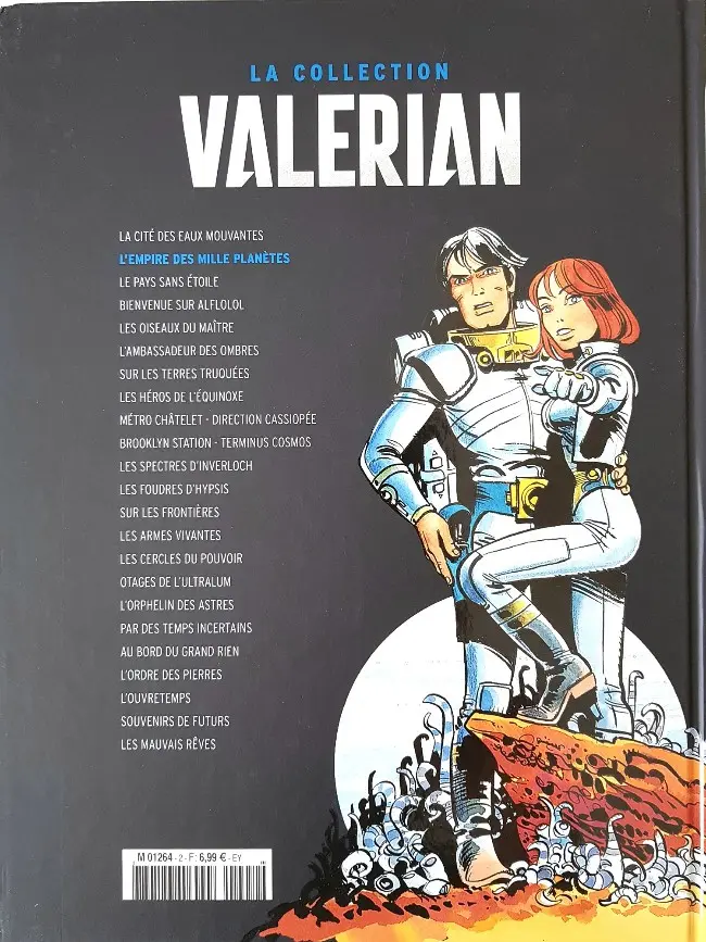 Verso de l'album Valérian Tome 2 L'empire des mille planètes