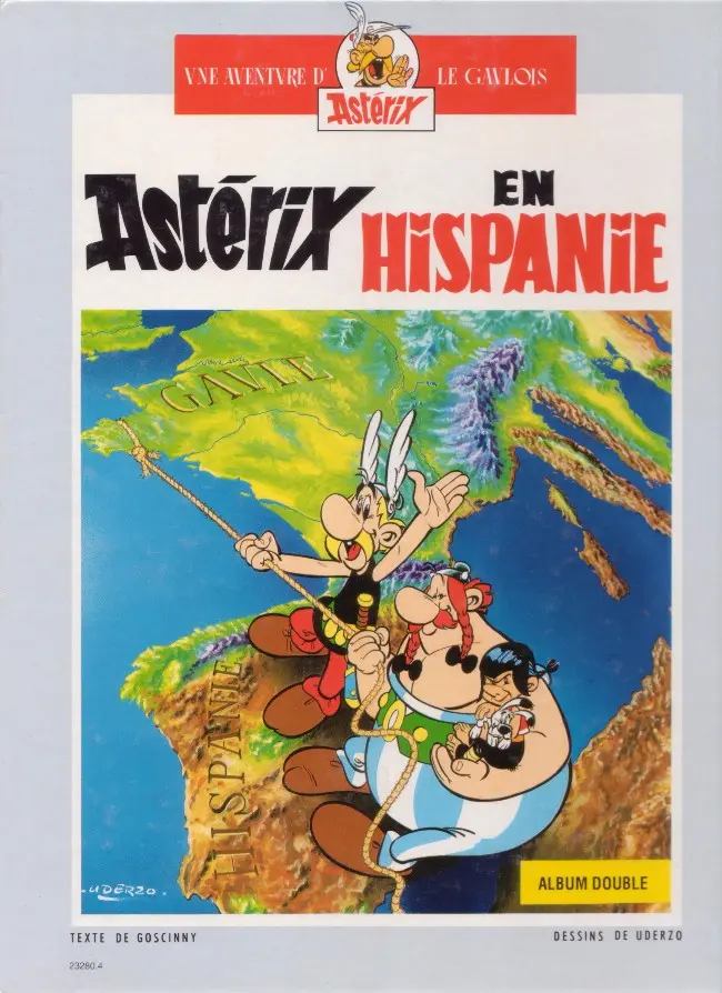 Verso de l'album Astérix Tomes 13 et 14 Astérix et le chaudron / Astérix en Hispanie