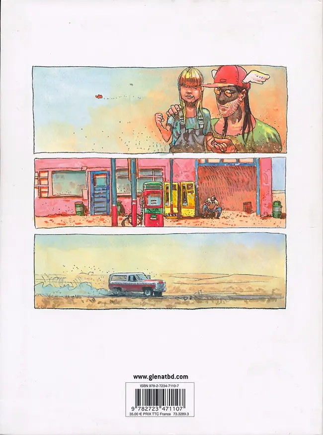 Verso de l'album Le Voyage avec Bill