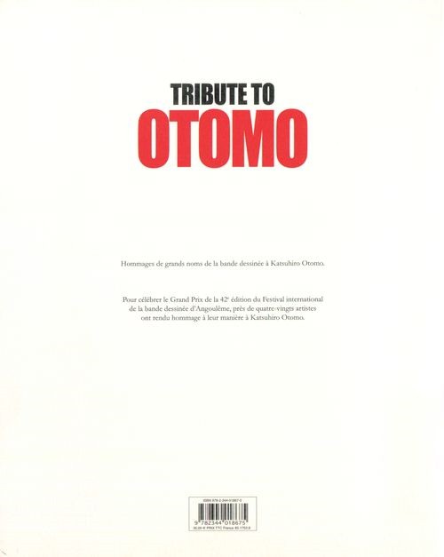 Verso de l'album Tribute to Otomo