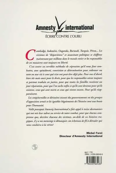 Verso de l'album Au secours !