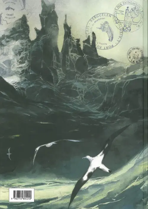 Verso de l'album Australes - Deux récits du monde au bout du monde Tome 1 Voyage aux îles de la Désolation