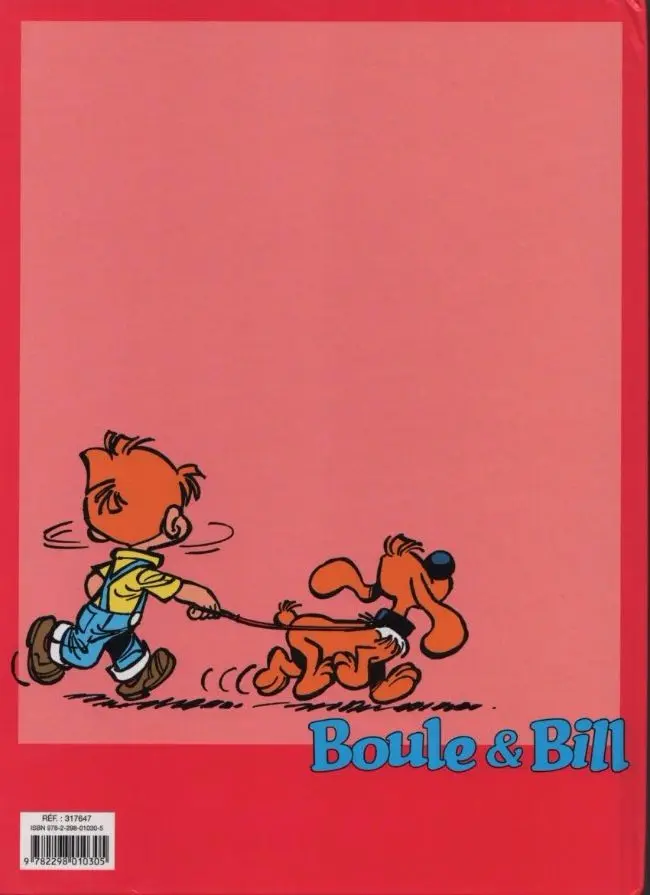 Verso de l'album Boule & Bill Tome 5 Boule & Bill