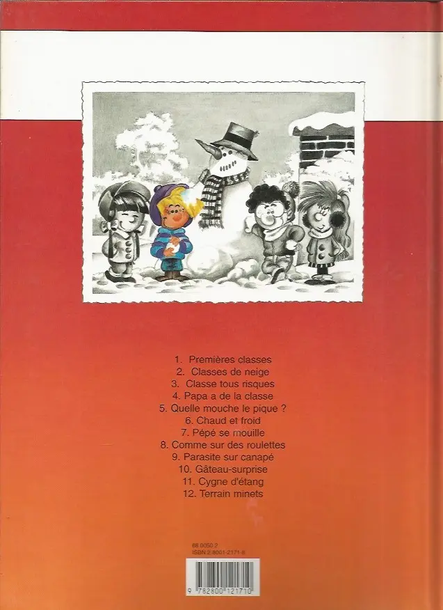 Verso de l'album Cédric Tome 8 Comme sur des roulettes