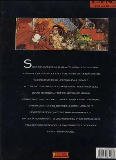Verso de l'album Chroniques de la Lune Noire Tome 2 Le vent des Dragons