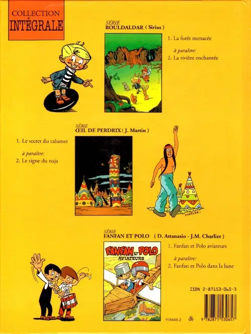 Verso de l'album Fanfan et Polo Fanfan et Polo aviateurs