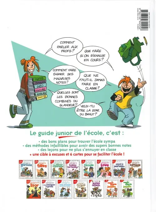Verso de l'album Les guides junior Tome 5 Le guide junior de l'école